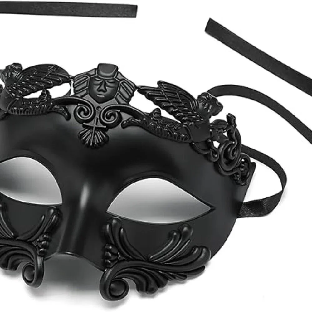 Greek Roman Masquerade Mask Halloween Mask Venetian Mardi Gras Mask - Picture 6 of 8